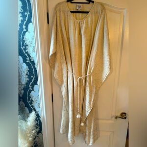 brand new -Linen Kaftan style dress